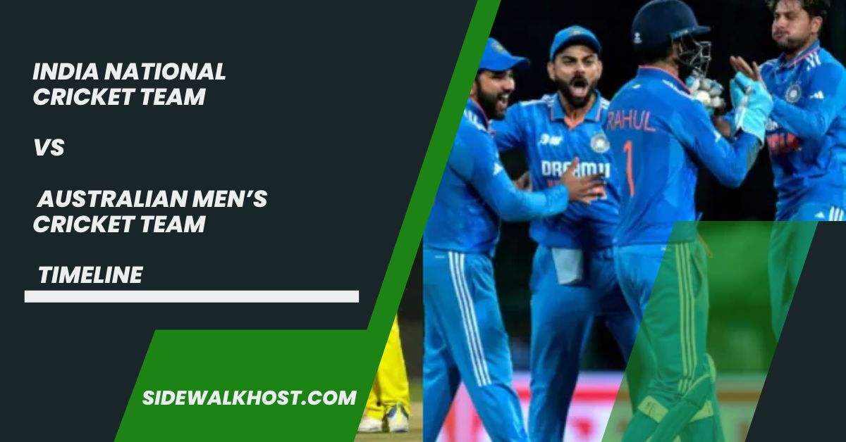 india national cricket team vs australian men’s cricket team timeline